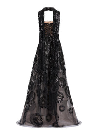 Sequin Embroidered Gown