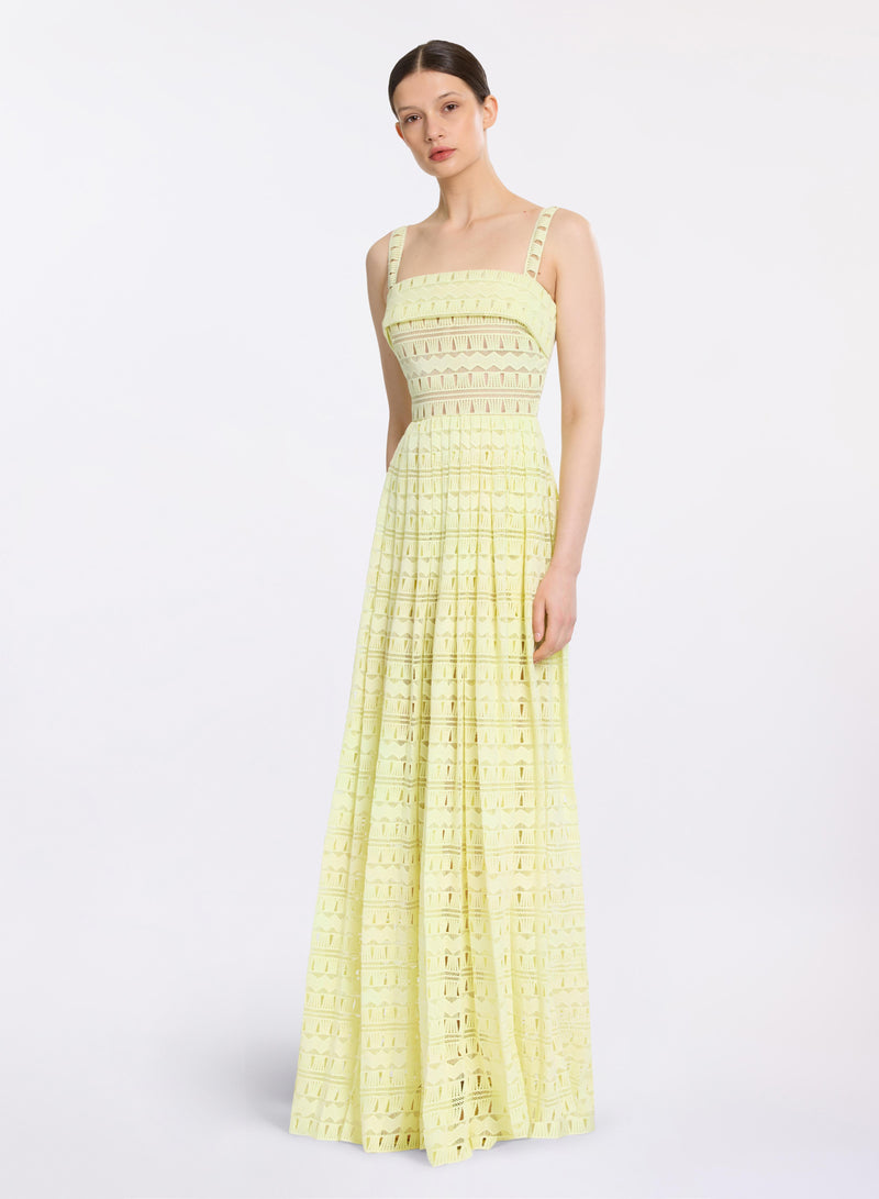 Macramé Long Dress