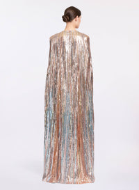 Multicolor Sequin Embroidered Dress OK