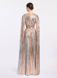 Multicolor Sequin Embroidered Dress OK