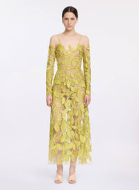 Embroidered Tulle Dress