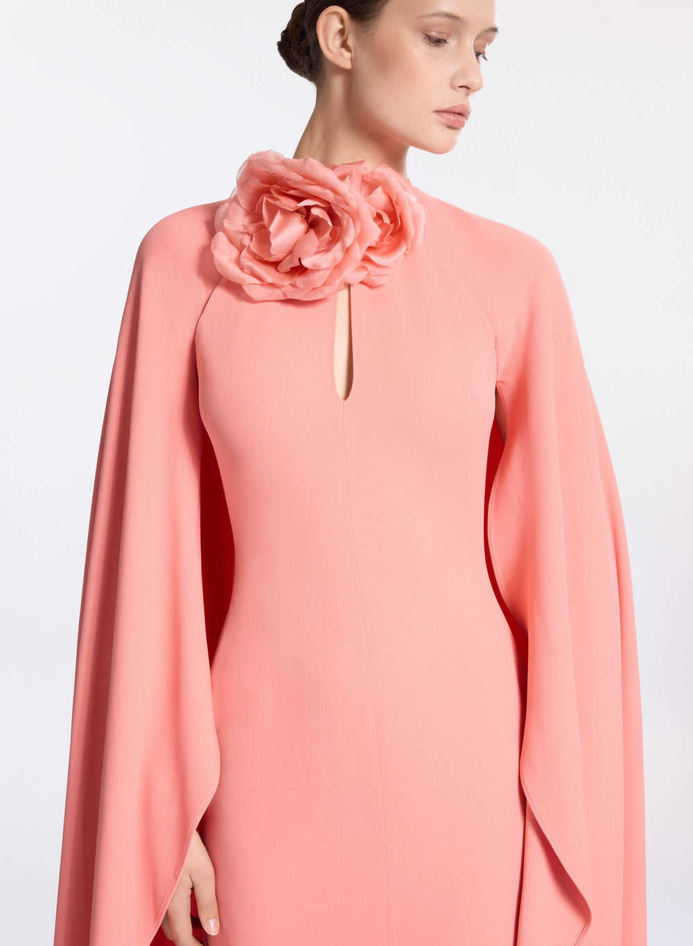 sachin and babi light blue dress Elie Saab Floral Lace-Embellished Minidress