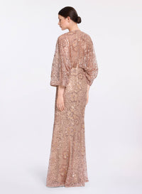 Sequin Embroidered Tulle Dress
