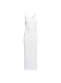 Jersey & Macram‚ Midi Dress