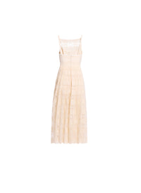 Cotton Embroidered Macram‚ Dress