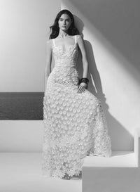 Tulle Embroidered Macram‚ Dress