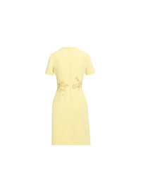 Embellished Cady Midi Dress