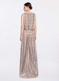 Python Print Chiffon Dress (PR)