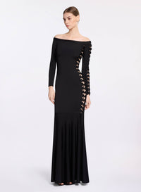 Off-The-Shoulder Knit Dress