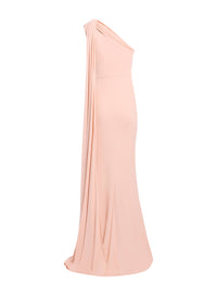 One-Shoulder Jersey Long Dress