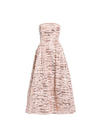 Strapless Midi Dress