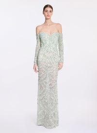 Bead Embroidered Gown