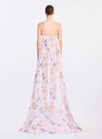 Garden Print Short Dress