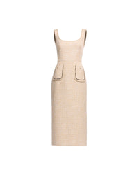 Tweed Midi Dress