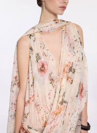 Floral Print Short Dress