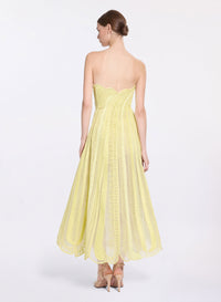 Bead Embroidered Midi Dress