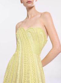 Bead Embroidered Midi Dress