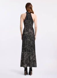 Halter Neck Knit Dress