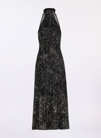 Halter Neck Knit Dress