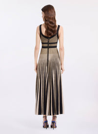 Golden Knit Lurex Dress