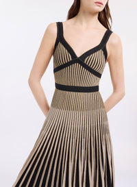Golden Knit Lurex Dress