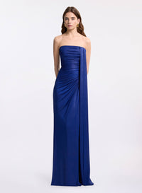 Strapless Draped Dress