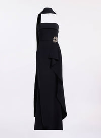 Strapless Cady Long Dress