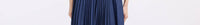 Pleated Denim Long Dress