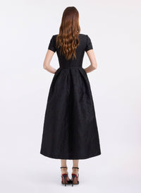 Brocade Midi Dress