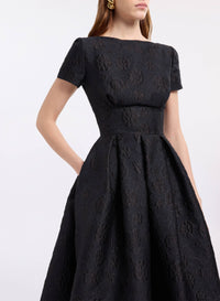 Brocade Midi Dress