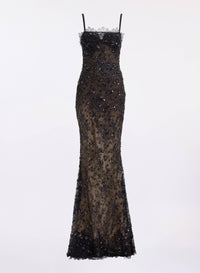 Lace Embroidered Long Dress