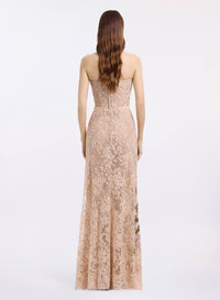Bead Embroidered Lace Dress
