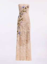 Bead Embroidered Lace Dress