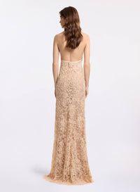 Bead Embroidered Lace Dress