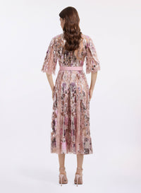 Sequin Embroidered Tulle Dress (PP)