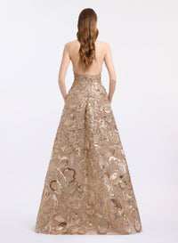Sequin Embroidered Tulle Dress