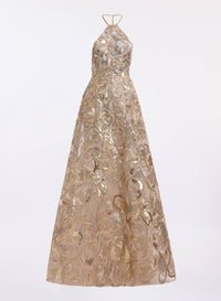 Sequin Embroidered Tulle Dress