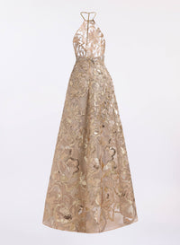 Sequin Embroidered Tulle Dress