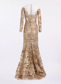 Sequin Embroidered Tulle Dress