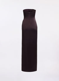 Strapless Envers Satin Dress