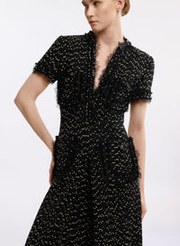 Tweed Midi Dress