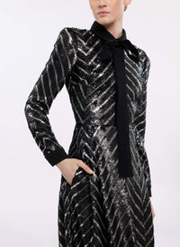 Sequin Midi Dress