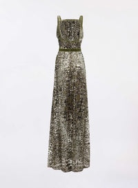 Sequin Embroidered Long Dress