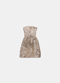 Sequin Embroidered Short Dress