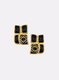 Gold Metallic Earring