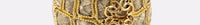 Gold Metallic Python Bracelet