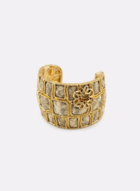 Gold Metallic Python Bracelet