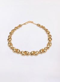Gold Spiral Necklace