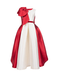 Bicolor Mikado Gown