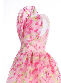 Embroidered Organza Gown